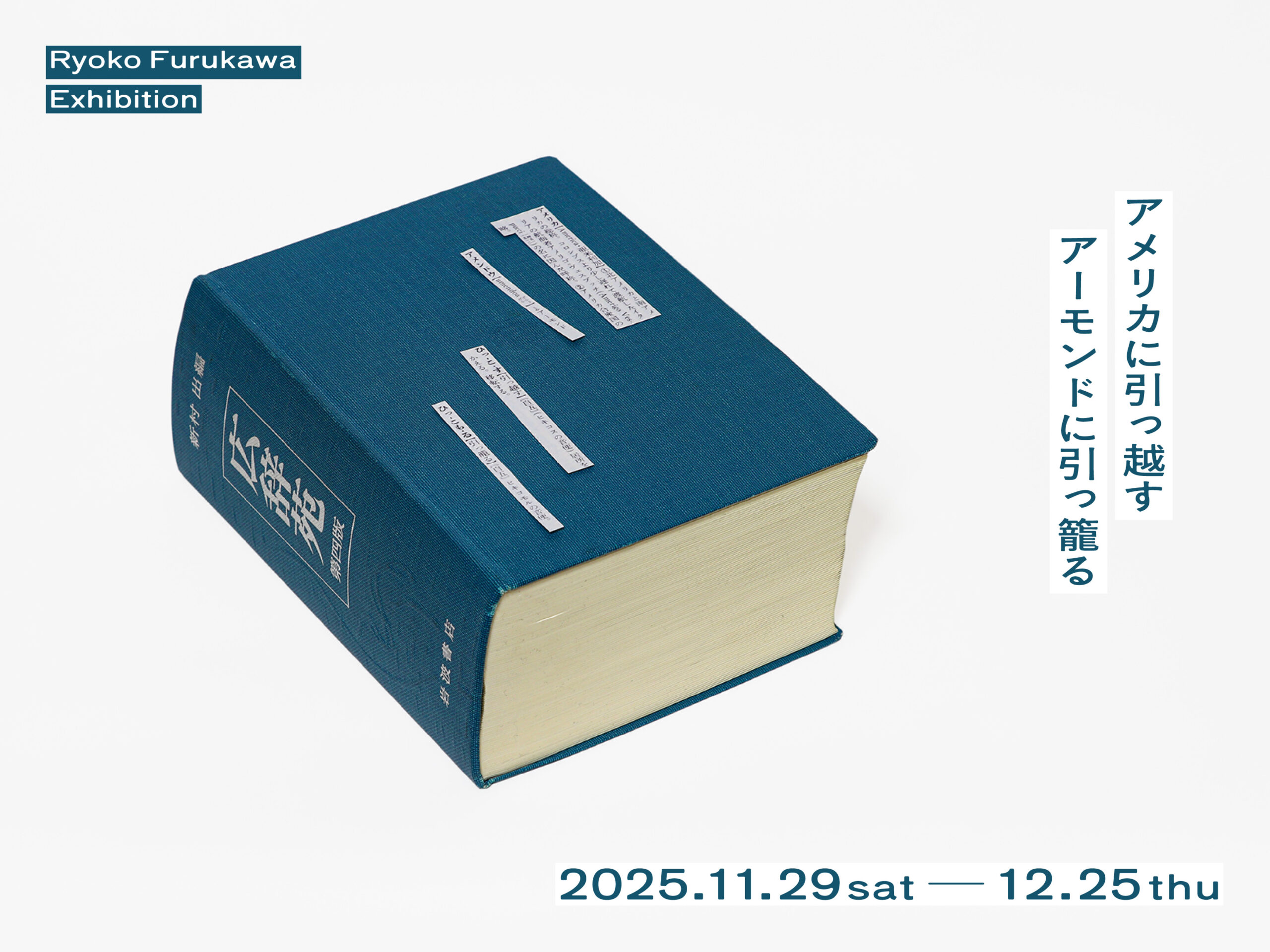 古川諒子 個展「アメリカに引っ越す / アーモンドに引っ籠る」